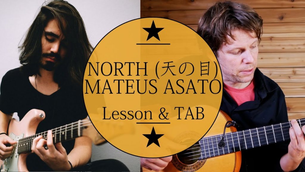 Learn how to play Mateus Asato North (天の目) guitar lesson. Easy step by step guitar tutorial with tablature available at patreon.