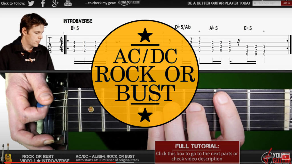 Learn how to play AC DC Rock Or Bust Chords Guitar Lesson. Easy step by step guitar tutorial. Guitarist: Angus Young