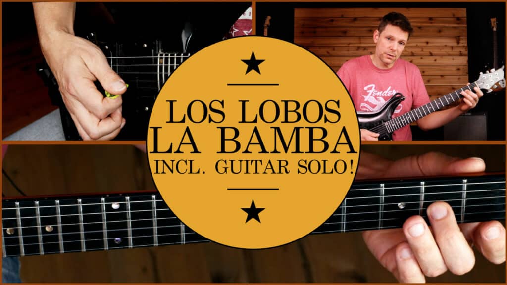 Full guitar lesson how to play la bamba Guitar tutorial for Los Lobos version of Ritchie Valens La Bamba. The lesson includes the guitar solo